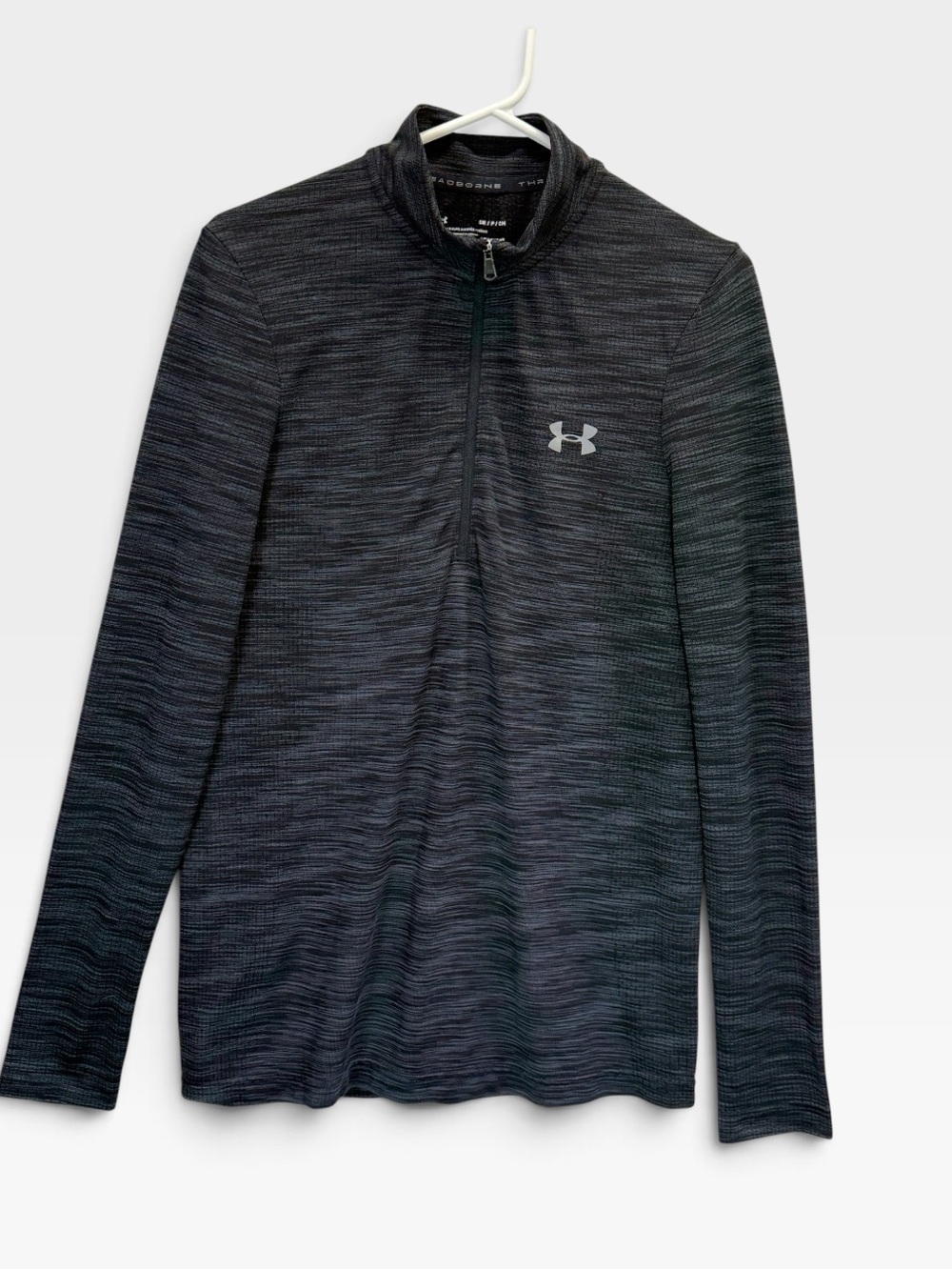 Under Armour Men's Black Heather Quarter-Zip Pullover
Size Sm/P//CH